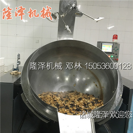 隆澤全自動(dòng)炒菜機炒菜過(guò)程