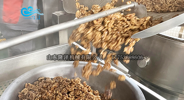 琥珀核桃仁油炸機