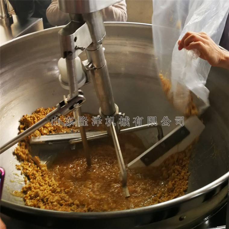 黃老五食品股份有限公司【熬糖攪拌拌料鍋】現場(chǎng)試機2